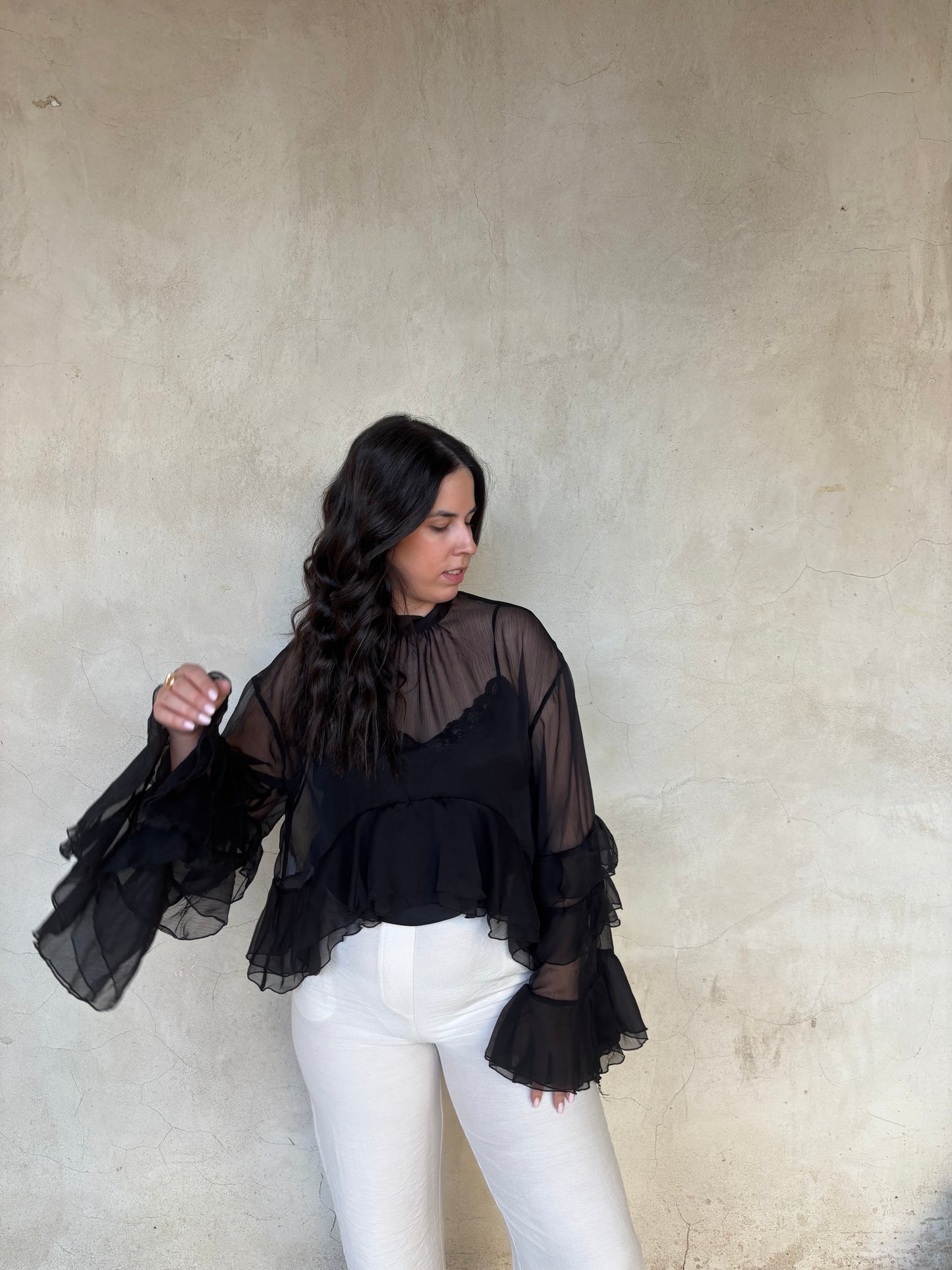 BLUSA VOLANTE