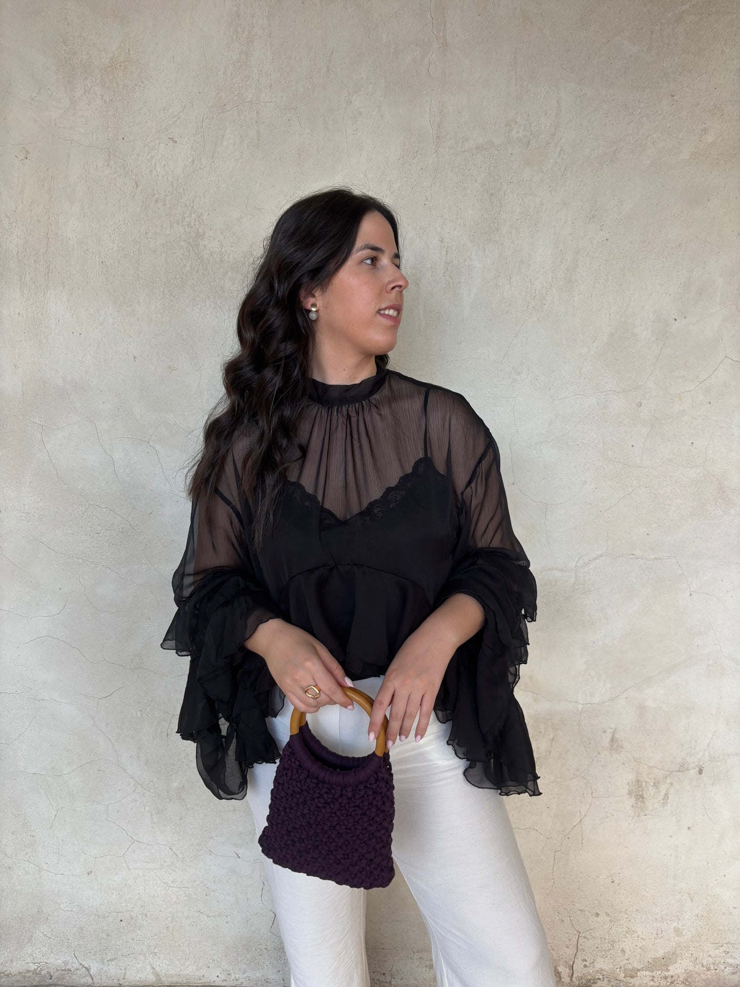 BLUSA VOLANTE