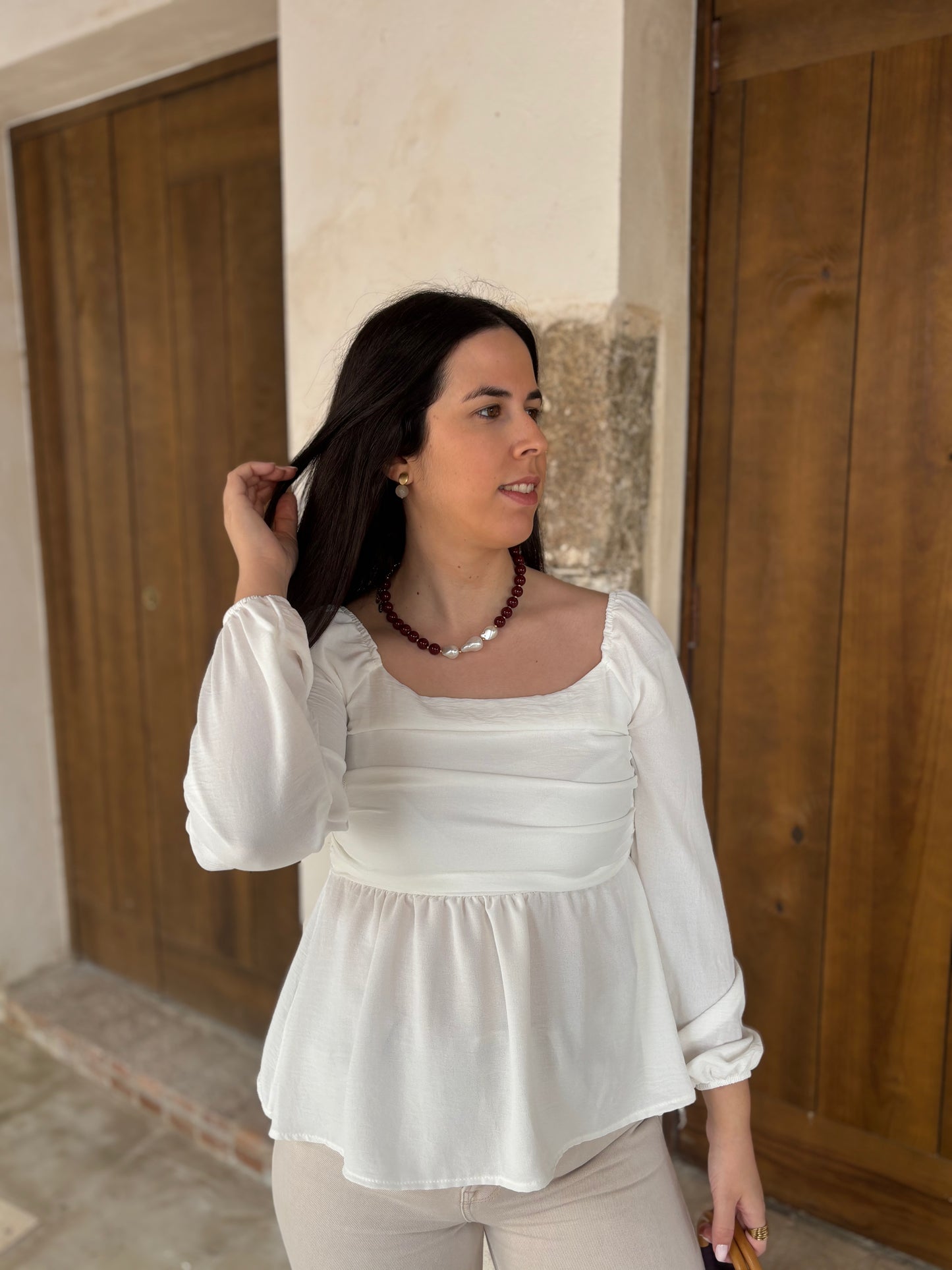 BLUSA VICTORIA BLANCA