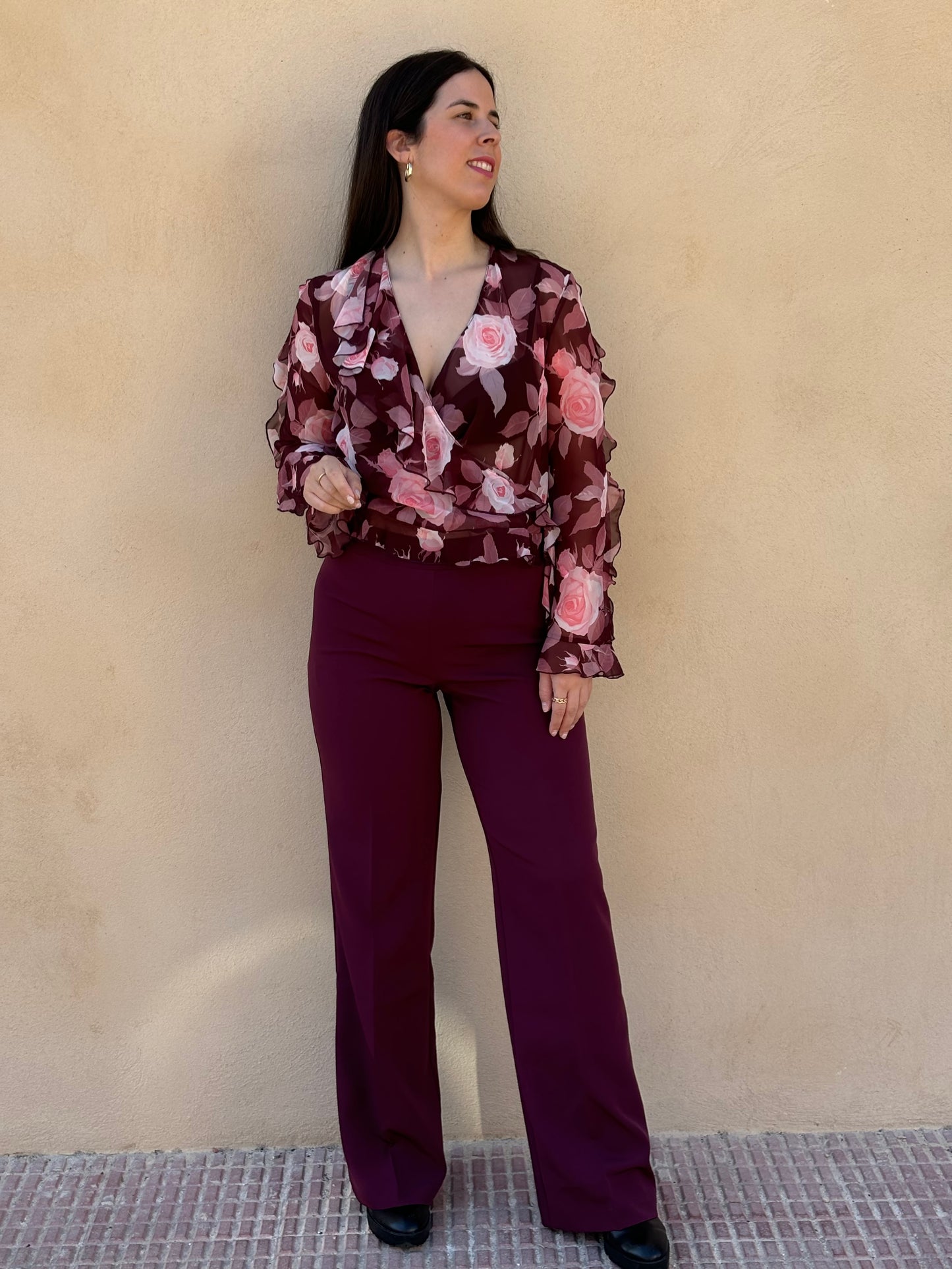 PANTALÓN BURDEOS