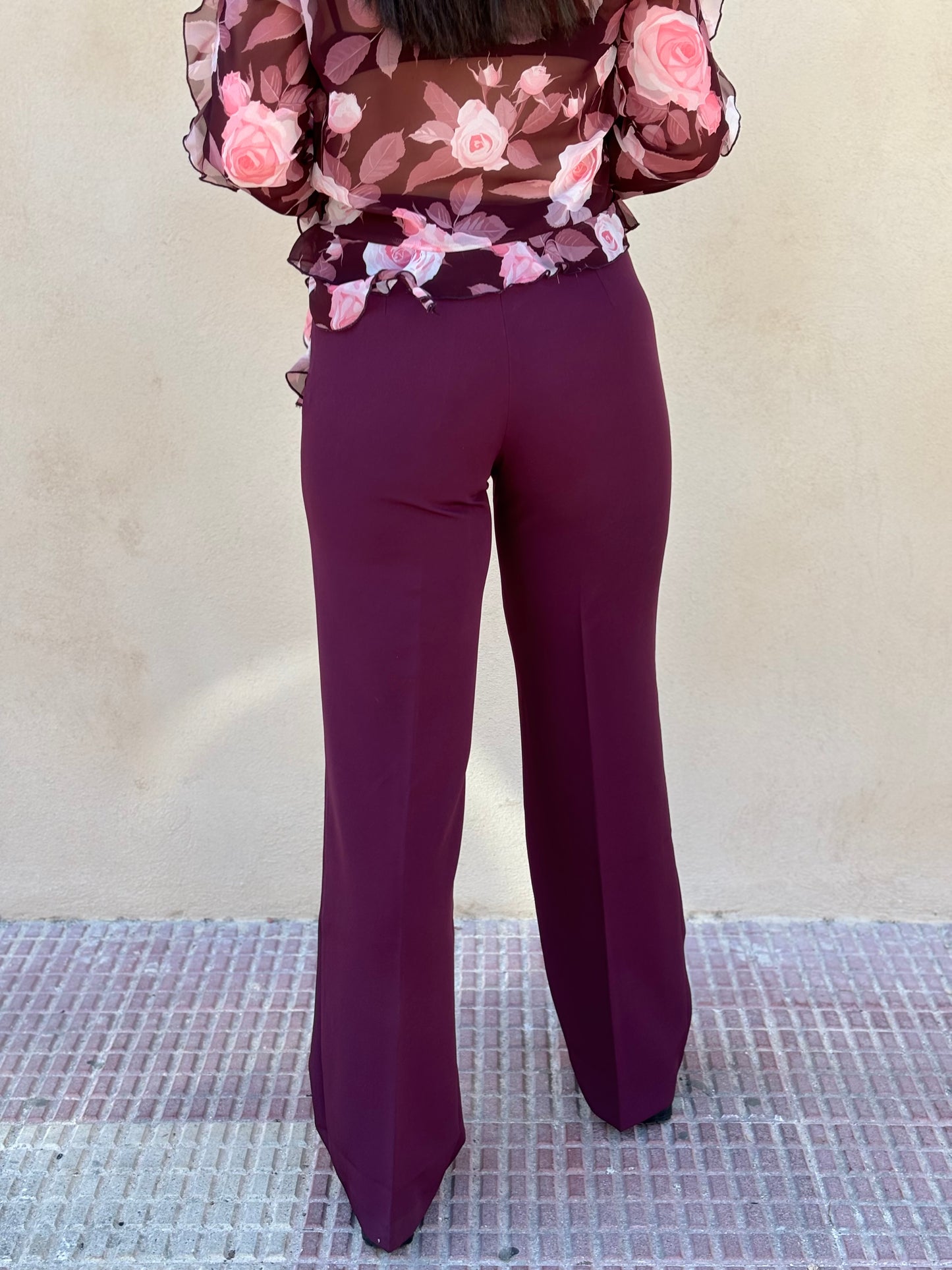 PANTALÓN BURDEOS