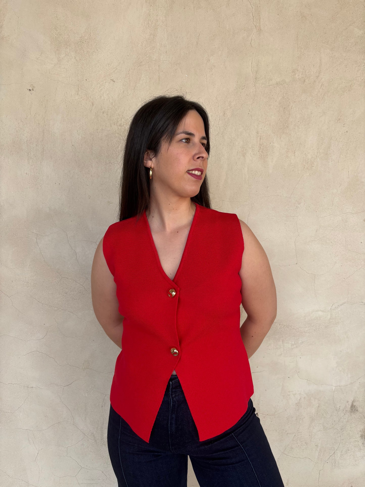 CHALECO GRECIA ROJO