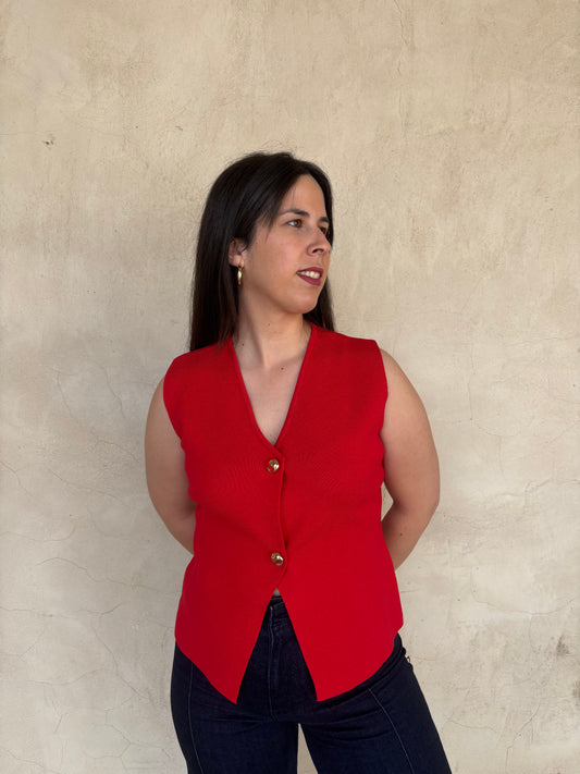 CHALECO GRECIA ROJO