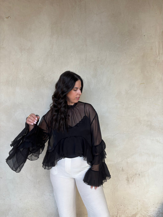 BLUSA VOLANTE