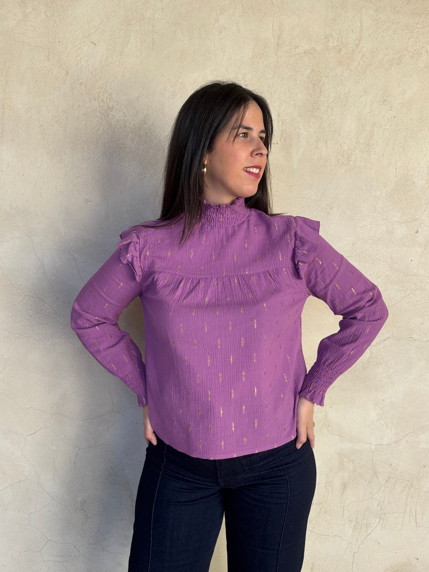 BLUSA VIOLETA